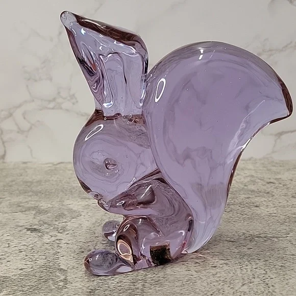 Archimede Seguso For Seguso Vetri D’arte Neodymium Glass Squirrel Murano - Picture 3 of 13